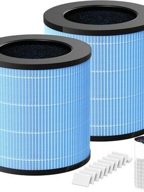 2-Pack MJ003HD Replacement Filter – Compatible Air Purifier Filter